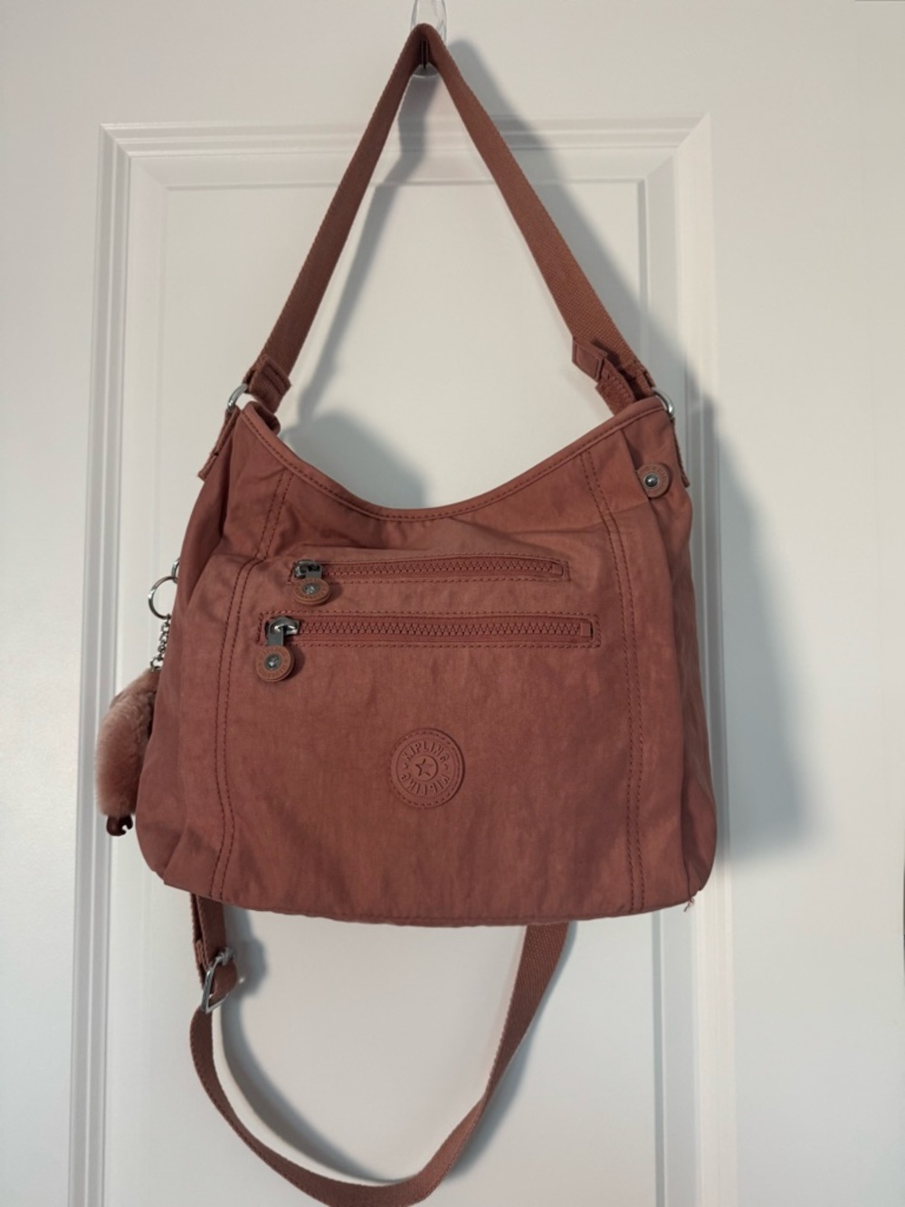 Kipling Dusty Rust Crossbody Shoulder Bag